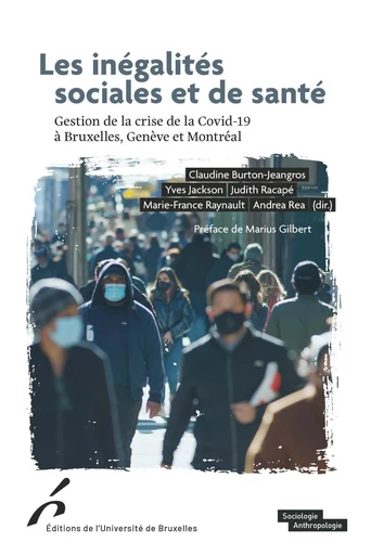 Les inégalités sociales et de santé - Claudine Burton-Jeangros, Yves Jackson, Judith Racapé - Editions de l'Université de Bruxelles