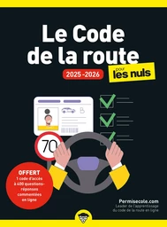 Le Code de la route 2025-2026 pour les Nuls, poche