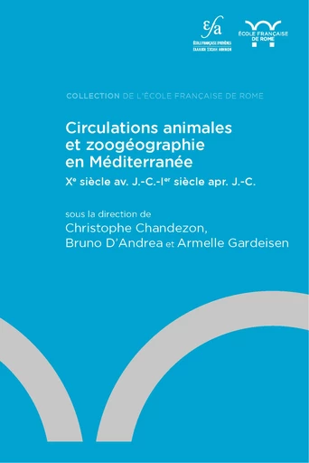 Circulations animales et zoogéographie en Méditerranée -  - Publications de l’École française de Rome