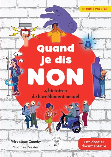 Quand je dis non : 4 histoires de harcèlement sexuel - Véronique Cauchy, Thomas Tessier - Éditions À dos d'âne