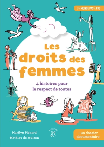 Les droits des femmes : 4 histoires pour le respect de toutes - Mathieu de Muizon, Marilyn Plénard - Éditions À dos d'âne