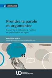 Prendre la parole et argumenter