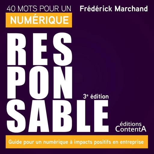 40 mots pour un numérique responsable - Frédérick Marchand - VOolume