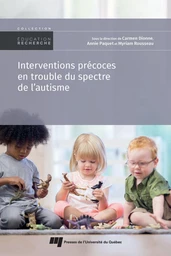 Interventions précoces en trouble du spectre de l’autisme