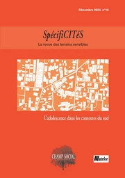 SpécifiCITéS n° 18. L’adolescence dans les contextes du sud