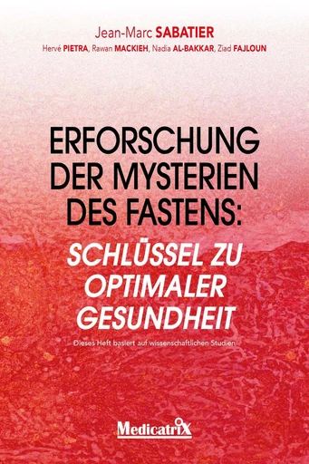 Erforschung der Mysterien des Fastens - Jean-Marc Sabatier - Bookelis