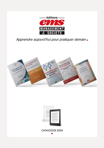 Catalogue Éditions EMS – Parutions 2024 - Management Et Société Editions Ems - Éditions EMS