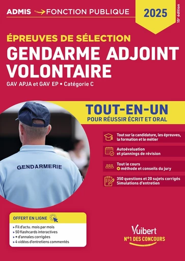 Policier adjoint - Catégorie C - Tout-en-un - François Lavedan - Vuibert