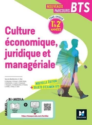 Nouveaux Parcours -  Culture économique juridique et managériale (CEJM)  BTS 1re &amp; 2e années - 2022