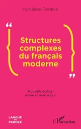 Structures complexes du français moderne