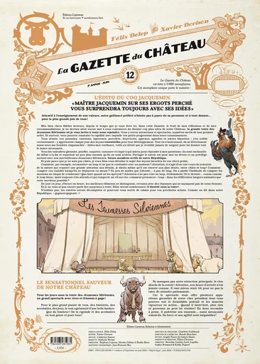 Le Château des animaux (Tome 12)- La Gazette du château -  - Casterman