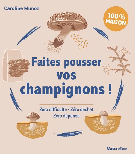 Faites pousser vos champignons ! - Caroline Munoz - Rustica Ed.