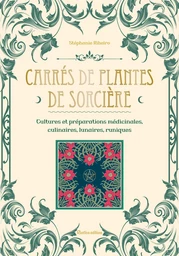 Carrés de plantes de sorcière