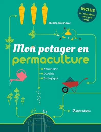 Mon potager en permaculture - Jérôme Boisneau - Rustica Ed.