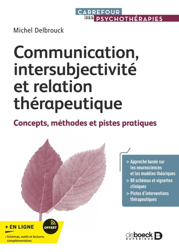 Communication, intersubjectivité et relation thérapeutique - Michel Delbrouck - De Boeck Supérieur