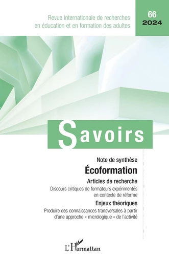 Écoformation -  - Editions L'Harmattan