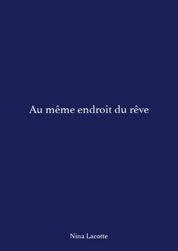 Au même endroit du rêve - Nina Lacotte - Publishroom