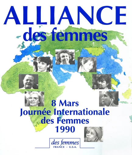 8 mars 1990, journée internationale des femmes 1990 -  Alliance des femmes pour la démocratie - Des femmes