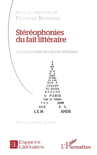 Stéréophonies du fait littéraire -  - Editions L'Harmattan