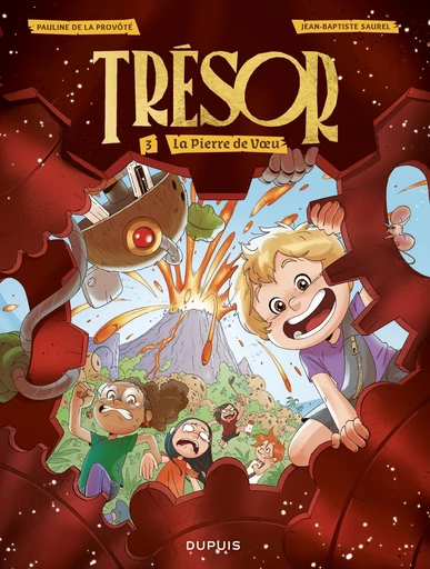 Trésor - Tome 3 - La Pierre de Voeu - Jean-Baptiste Saurel - Dupuis