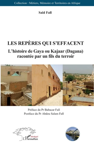 Le repères qui s'effacent - Saïd Fall - Harmattan Sénégal