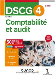 DSCG 4 - Comptabilité et audit - Fiches 2025-2026