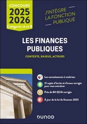 Les finances publiques 2024-2025