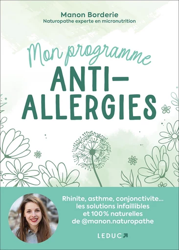 Mon programme anti-allergies - Manon Borderie - Éditions Leduc