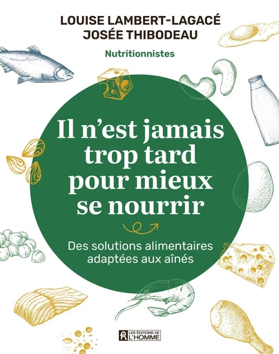 Il n'est jamais trop tard pour mieux se nourrir - Louise Lambert-Lagacé - Les Éditions de l'Homme