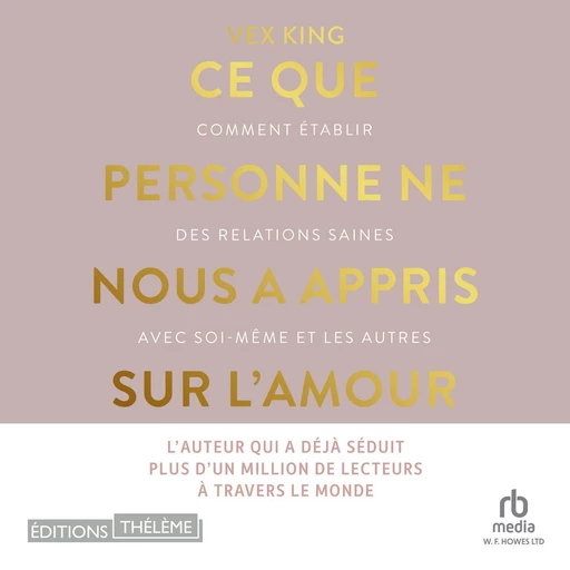 Ce que personne ne nous a appris sur l'amour - Vex King - Editions Theleme from W. F. Howes