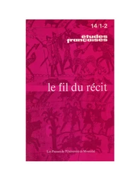 Études françaises. Volume 14, numéros 1-2, avril 1978