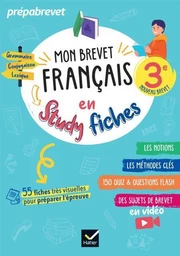 Mon brevet Français en studyfiches - 3e - Brevet 2025